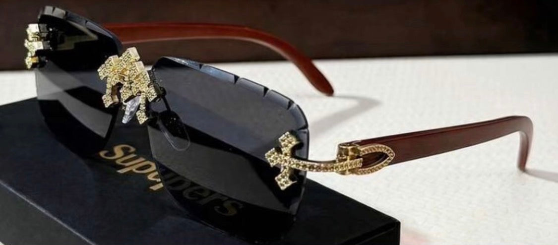 Luxury Black Diamond Shades
