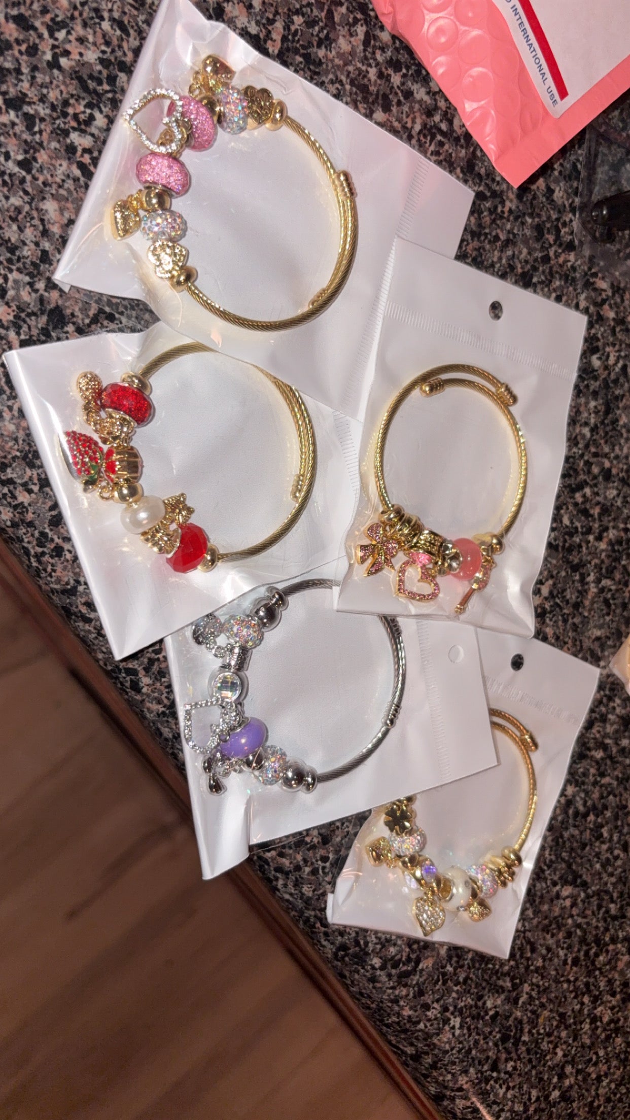 Baddie charm bracelets