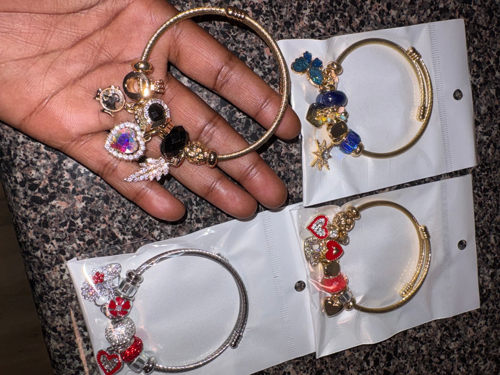Baddie charm bracelets